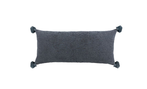 Carmela Saltwater Blue Lumbar Pillow