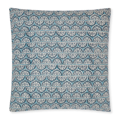 Burano Azure Linen Pillow