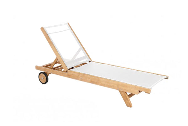 Chappy Chaise Lounge White