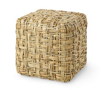 Chicken Coop Woven Hassock