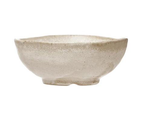 Stoneware Irregular Edged Bowl