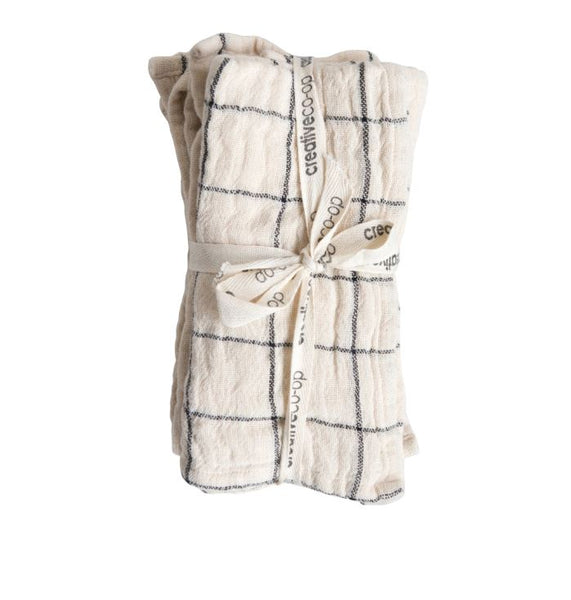 Assorted Square Cotton Napkins (Set of 4)