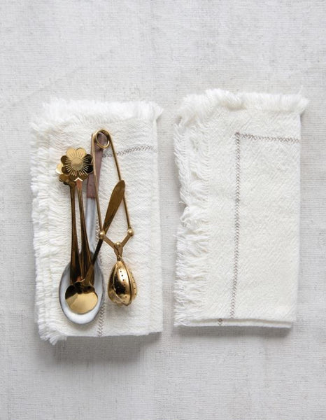 Cotton Napkins With Fringe