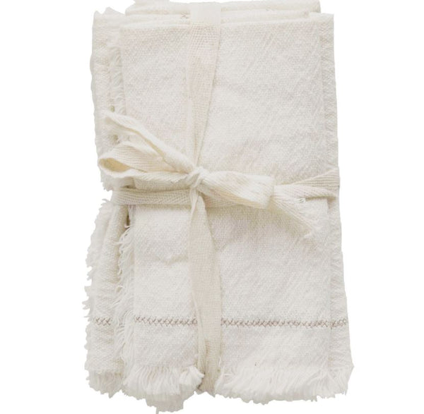 Cotton Napkins With Fringe