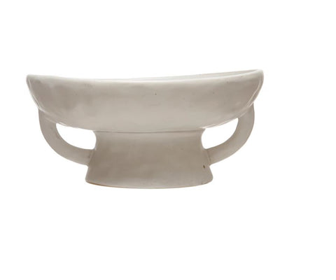 Stoneware Footed Bowl