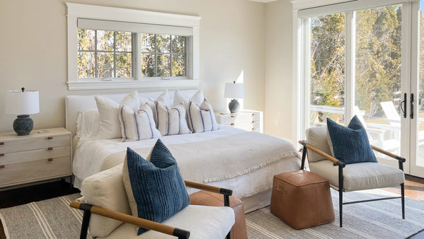 Brush Slipcovered Bed