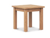 Teak Square End Table 14"H