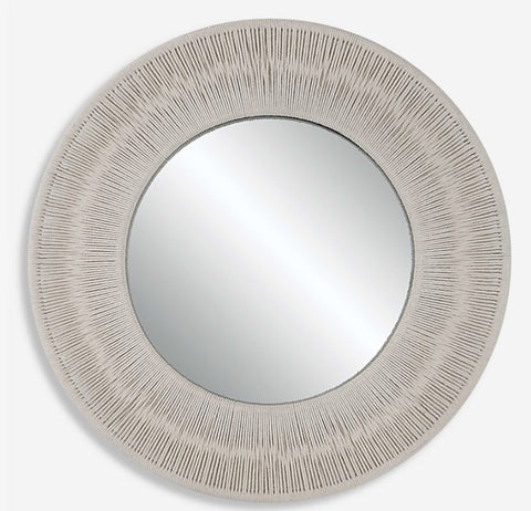 ROUND KNOTTED ROPE MIRROR