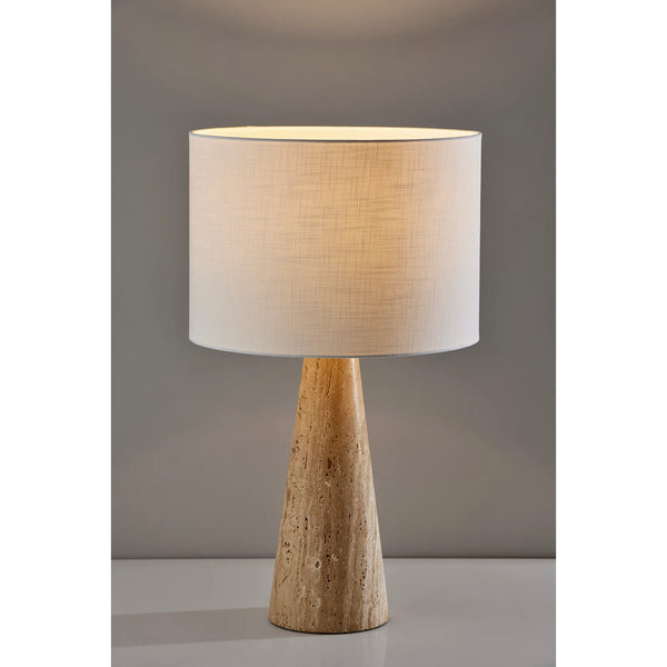 Mavis Travertine Table Lamp
