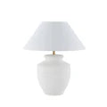 Atlas White Table Lamp