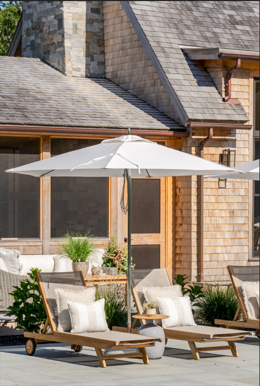 gloster patio umbrellas Gloster Blow High Side Table