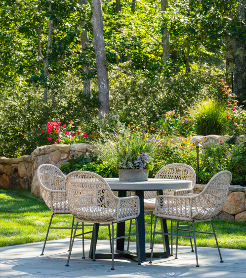 Bowline Wicker Chair with Cushion