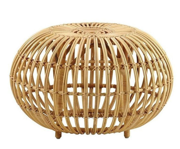 Pumpkin Natural Large Ottoman