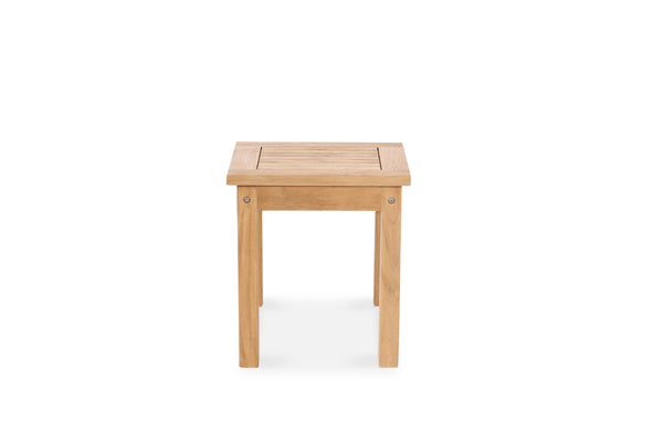 Teak Square End Table 20"H