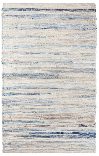 Denim Rag Handwoven Cotton Runner