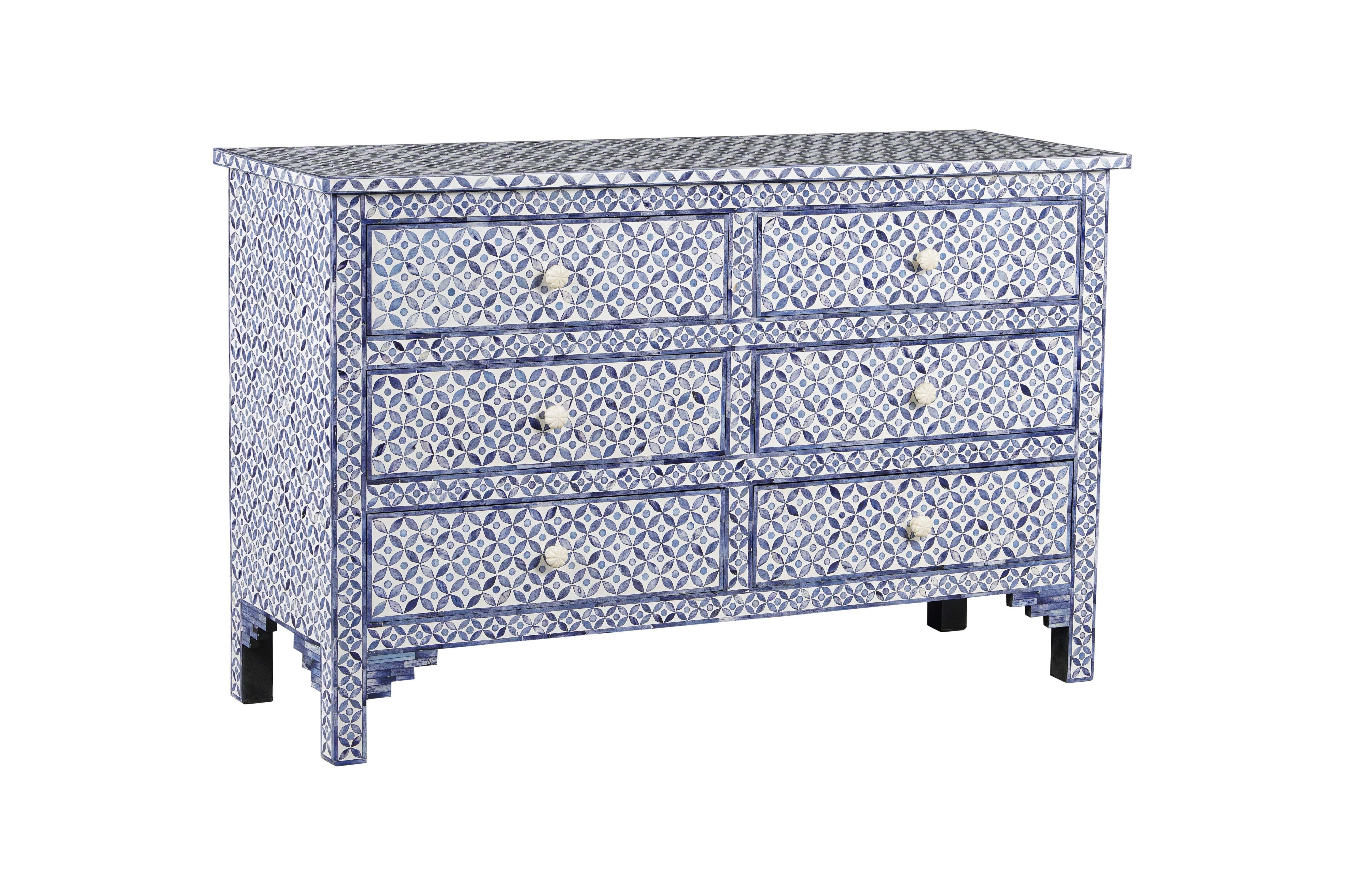Coastline Indigo 6 Drawer Dresser Vineyard Decorators Coastline Indigo 6 Drawer Dresser Vineyard Decorators