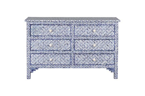 Coastline Indigo 6 Drawer Dresser