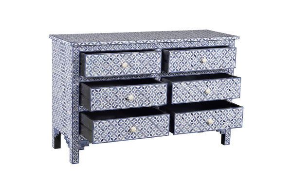Coastline Indigo 6 Drawer Dresser