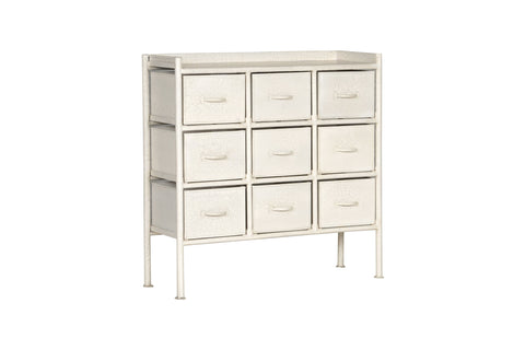 Andover Iron 9 Drawer Cabinet