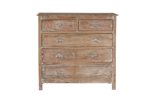 Sandy Neck Teak 5 Drawer Dresser