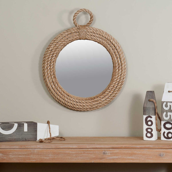 Small Round Rope Mirror