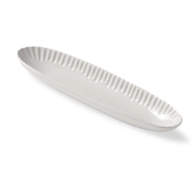 WHITE OVAL ANTIPASTI DISH