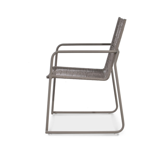 Black Rope Stacking Chair