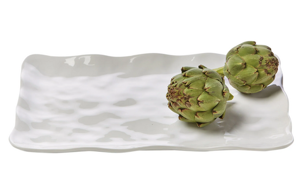WHITE RECTANGULAR PLATTER