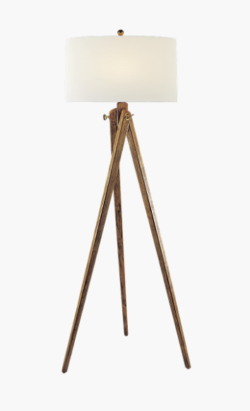 Tripod Floor Lamp French Wax