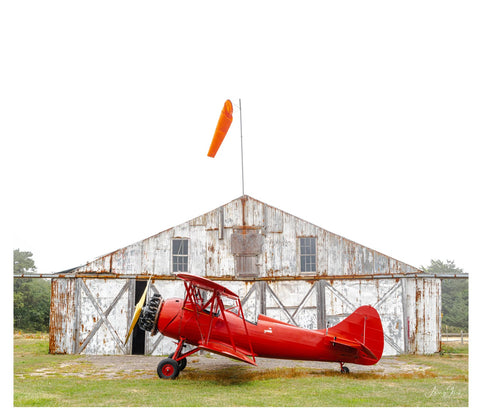Red Biplane Katama Airfield
