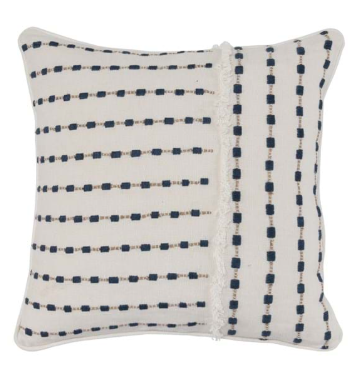 NE KATIA IVORY/NAVY PILLOW