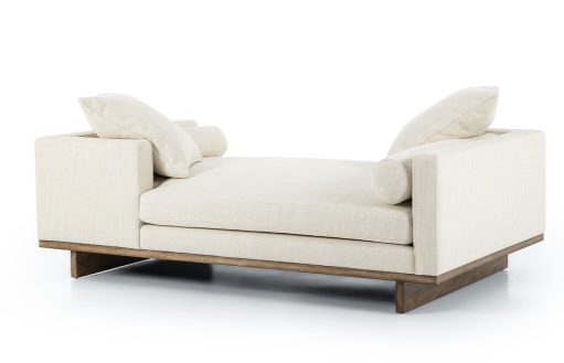 BROTHERS CHAISE IN IRVING TAUPE