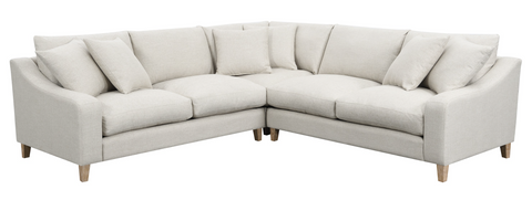 Sandpiper Upholstered Sectional in Wiley Flax