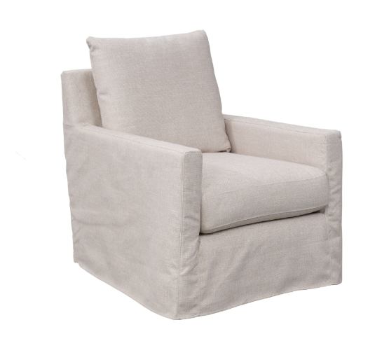 WAVE SWIVEL GLIDER CHAIR WILEY FLAX