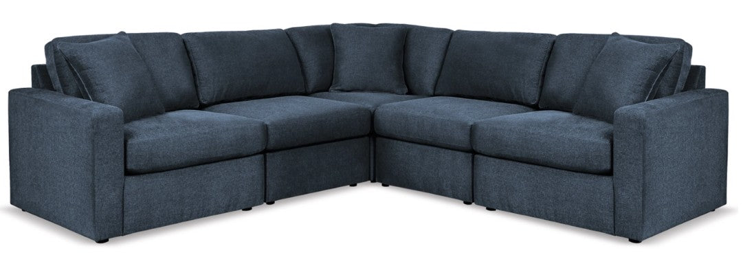 Modmax 5 Piece Modular Sectional in Ink, Performance Fabric by Ashley