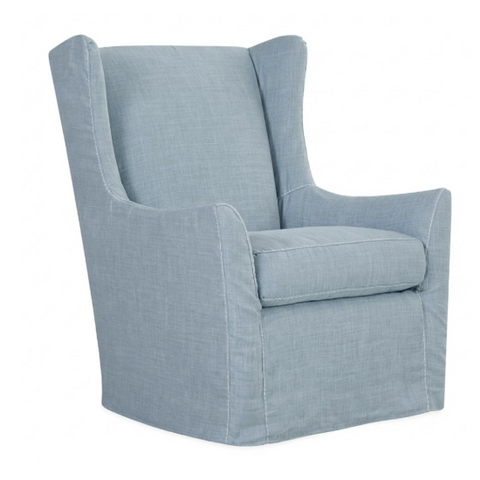 Dunes Swivel Chair in Sahara Sky