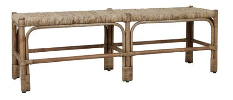 AUK BAY RATTAN BENCH