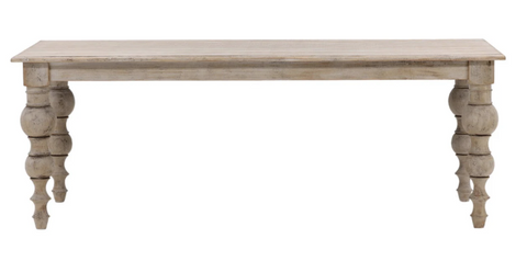 PEONY PINE DINING TABLE