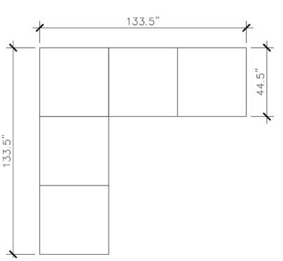 PHILBIN 2x2 SECTIONAL