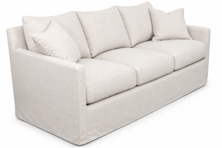 ADMIRAL 2 SLIPCOVER SOFA IN LENA GLACIER