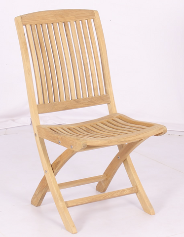 Classic Teak Folding Side Chair