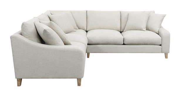 Sandpiper Upholstered Sectional in Wiley Flax