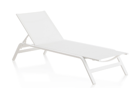 Studio Stacking Chaise Lounge Pearl White