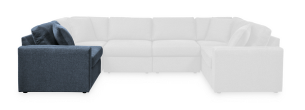 INLET INK MODULAR LEFT FACING CHAIR