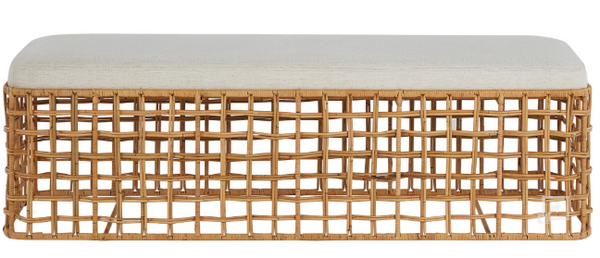 Chicory Rattan Bench