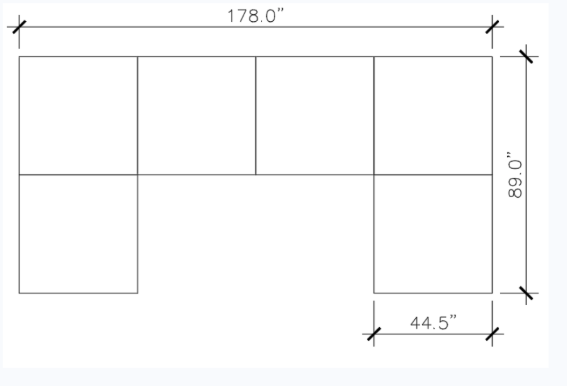 PHILBIN U-SHAPED SECTIONAL