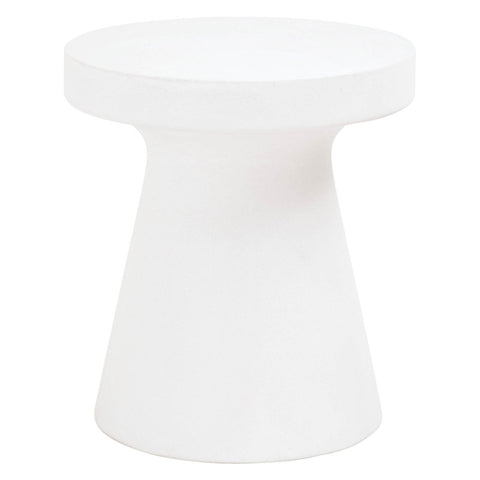 Deep Bottom Ivory Concrete Table