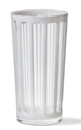 WHITE ACRYLIC TUMBLER