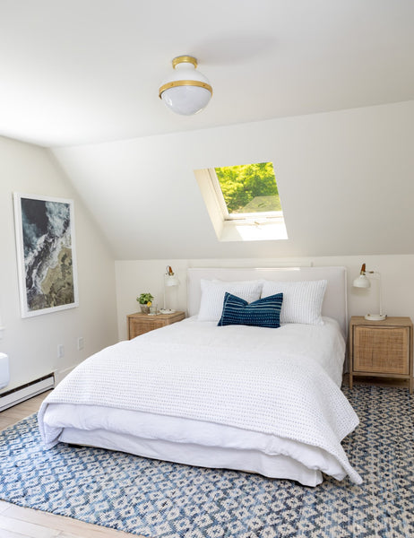 Brush Slipcovered Bed