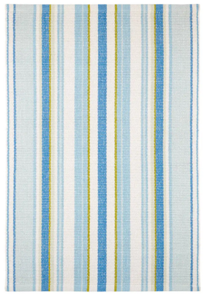 Daphne Stripe Handwoven Cotton Rug